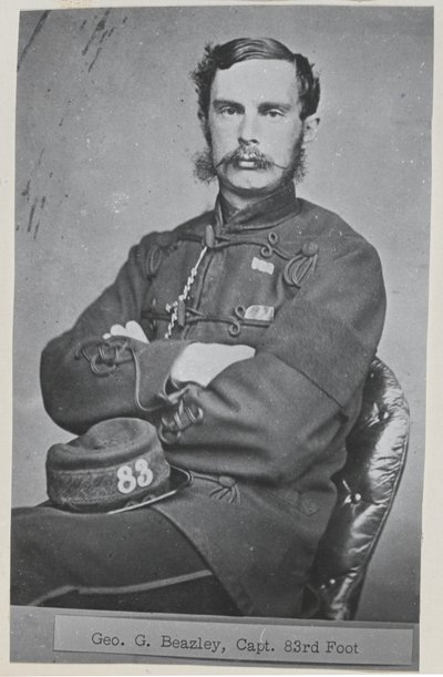 Captain George G Beazley, 83rd (County of Dublin) Regiment of Foot by Unknown photographer