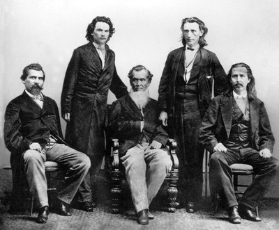Cherokee Indians in Washington in 1866 to Negotiate Treaty with the United States by Unknown photographer