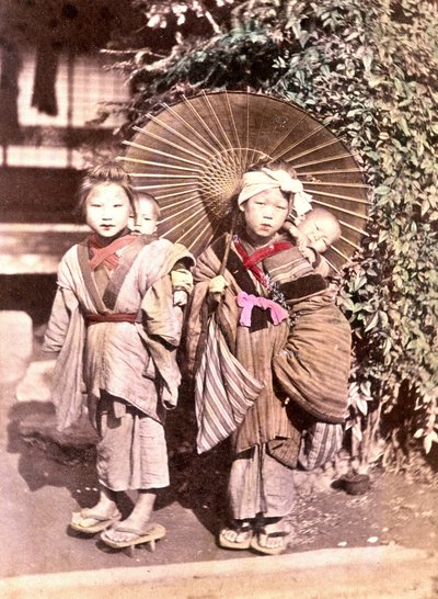 Children in Japan, late 19th century - Archives of Foreign Missions by Unknown photographer