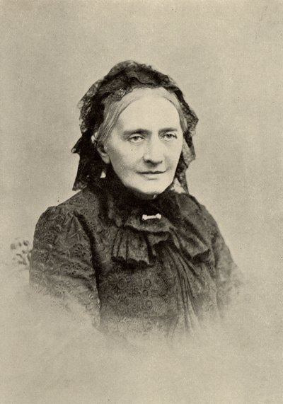 Clara Schumann (born Clara Wieck - 1819-1896) German pianist in old age by Unknown photographer