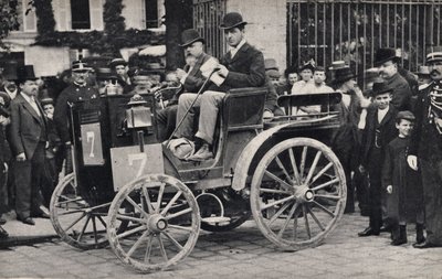 Competitors in a Horse-Free Car Race by Unknown photographer