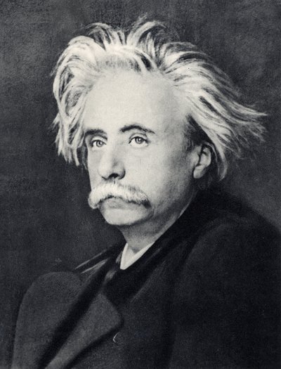 Edvard Grieg (1843-1907) Norwegian Composer by Unknown photographer