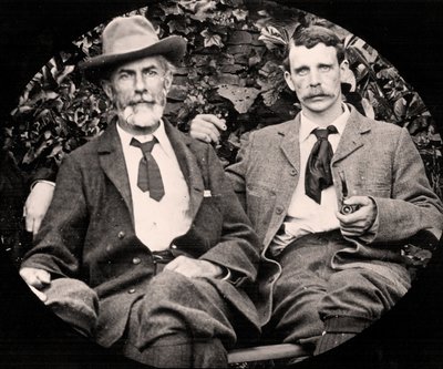 Edward Carpenter and his partner George Merrill, c.1900 by Unknown photographer