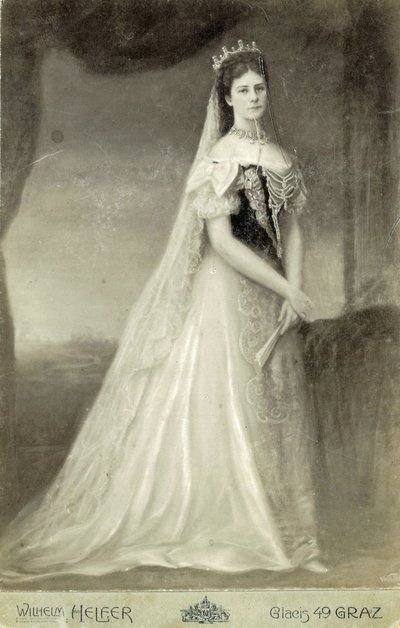 Elisabeth, Empress of Austria and Queen Consort of Hungary (24 December 1837 – 10 September 1898) by Unknown photographer