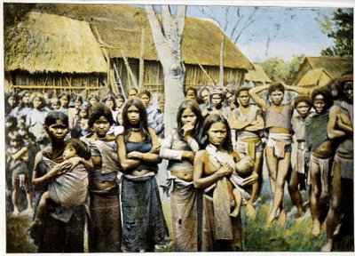 Women and Girls of the Monis Country, Annam, c. 1895, Around the World, Late 19th Century by Unknown photographer