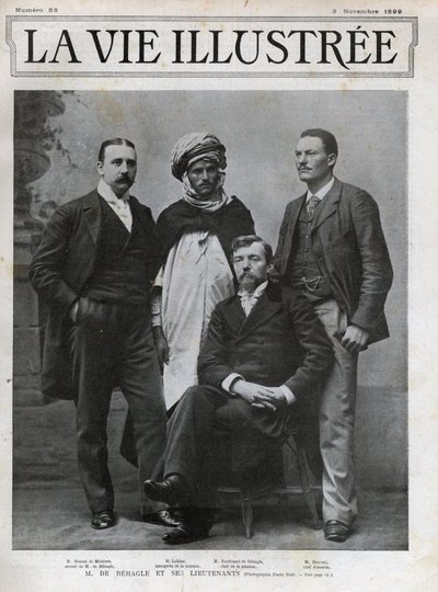 Ferdinand de Behagle (French explorer) Head of the Mission and his lieutenants by Unknown photographer