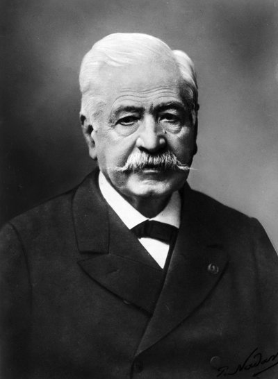 Ferdinand de Lesseps (1805-1894), French diplomat and administrator. by Unknown photographer