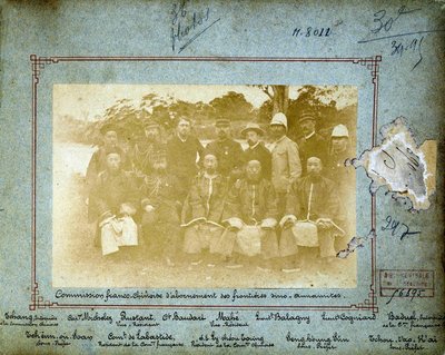 Franco-Chinese Commission (Sino-Annamite Border Definition) by Unknown photographer