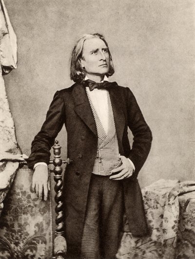 Franz Liszt (1811-1886) Hungarian Pianist and Composer by Unknown photographer