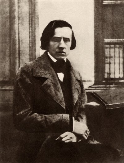 Frederic Chopin (1810-1849) Polish composer and pianist by Unknown photographer
