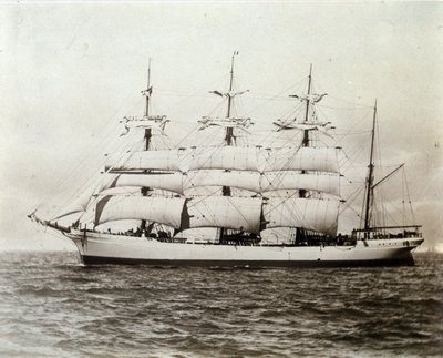 French Sailboat Emile Renouf off Le Havre 02/07/1897 Photography by Unknown photographer