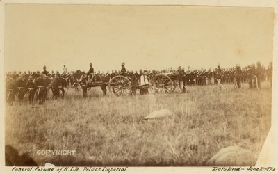 Funeral parade of HIH Prince Imperial, Zululand, 2 June 1879 by Unknown photographer