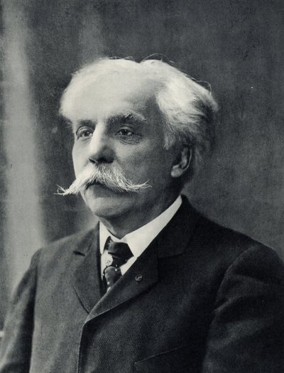 Gabriel Faure (1845-1924). French composer. After a photograph. by Unknown photographer