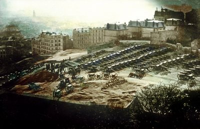 In Montmartre Big Guns of Government Posing a Threat to Paris March 18 by Unknown photographer