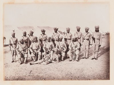 Indian officers of the 28th Bombay Native Infantry, 1884 circa by Unknown