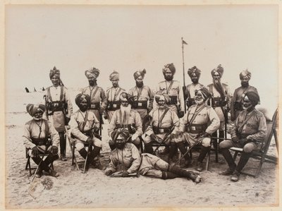 Indian Officers of the 9th Bengal Cavalry, 1885 by Unknown