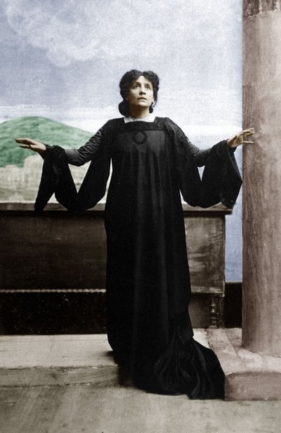 Italian Opera Singer Eleonora Duse (1858-1924) c. the 1890s by Unknown photographer