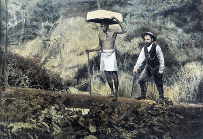Kentzer: Gold Seeker and Its Bearer - Photography, Late 19th Century by Unknown photographer