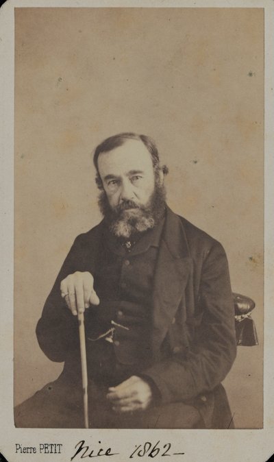 Lieutenant-General Sir James Outram in civilian clothes, Nice, 1862 by Unknown