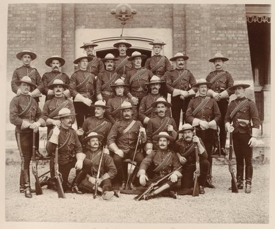 North West Mounted Police, Chelsea Barracks, Diamond Jubilee by Unknown photographer