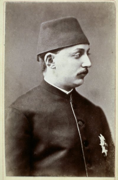 Ottoman Empire: Portrait of Sultan Murad V (1840-1904). Photography. 1876 Ankara, Turkish Historical Society Turkey by Unknown photographer