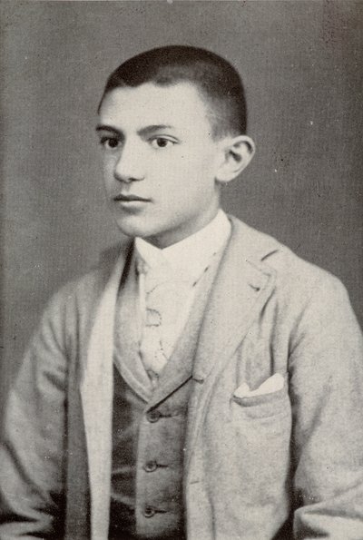 Pablo Picasso in 1896 (15 Years Old) - in 