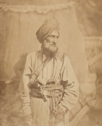Pathan Officer of the Punjab Irregular Cavalry by Unknown photographer