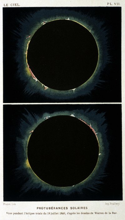 Photograph of the total eclipse of Sun from July 18 by Unknown photographer