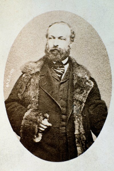 Portrait of Antonio Bazzini, Italian Composer and Violinist by Unknown photographer