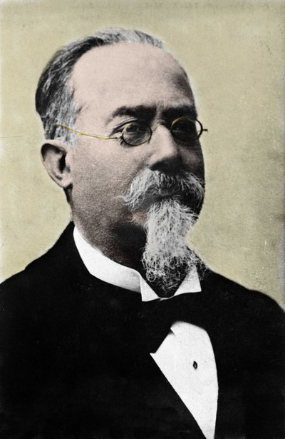 Portrait of Cesare Lombroso (1835-1909), Italian criminologist. Photograph of the late 19th century by Unknown photographer
