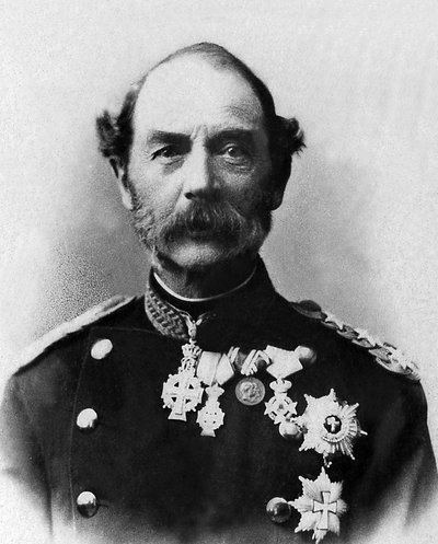 Portrait of Christian IX, King of Denmark. by Unknown photographer