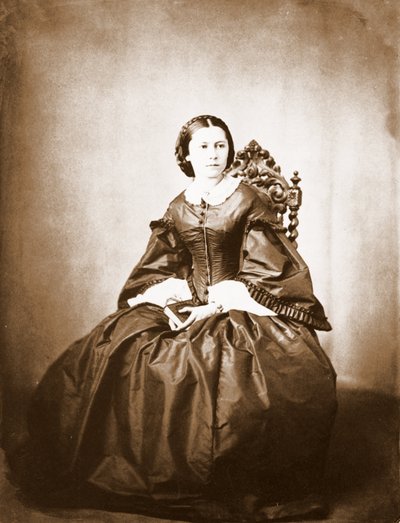 Portrait of Clara Schumann (1819 - 1896), Wife of Robert Schumann by Unknown photographer