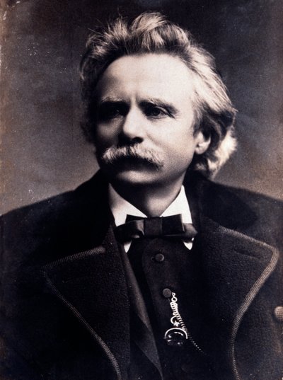 Portrait of Edvard Grieg (1843-1907) Norwegian composer by Unknown photographer