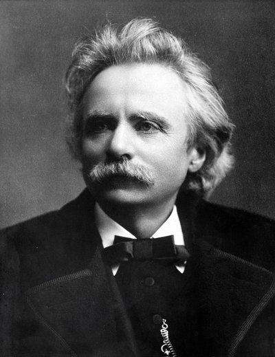 Portrait of Edvard Grieg (1843 - 1907) Norwegian composer by Unknown photographer