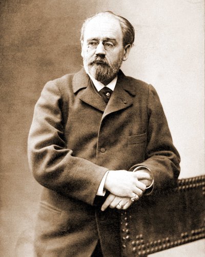 Portrait of Emile Zola, French Writer by Unknown photographer