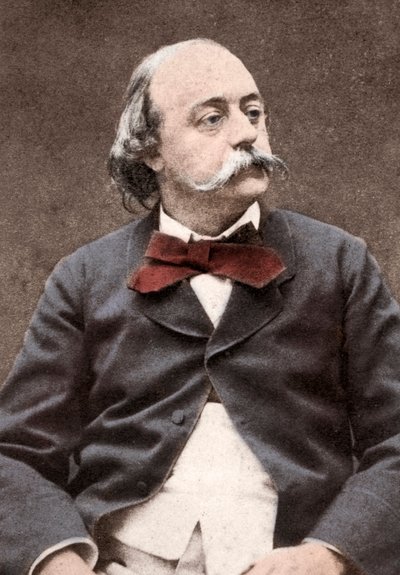 Portrait of English writer Gustave Flaubert by Unknown photographer