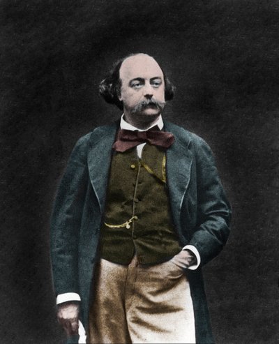 Portrait of English writer Gustave Flaubert (1821-1880) by Unknown photographer