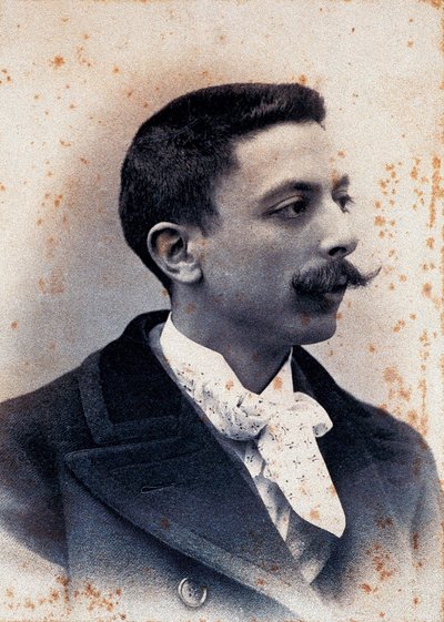 Portrait of Enrique Granados (1867-1916) in 1895 Spanish composer and pianist. by Unknown photographer