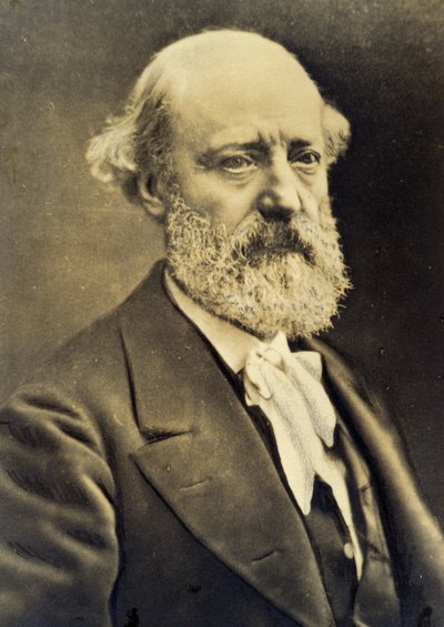 Portrait of Eugene Viollet-le-Duc (1814-1879). 19th century by Unknown photographer