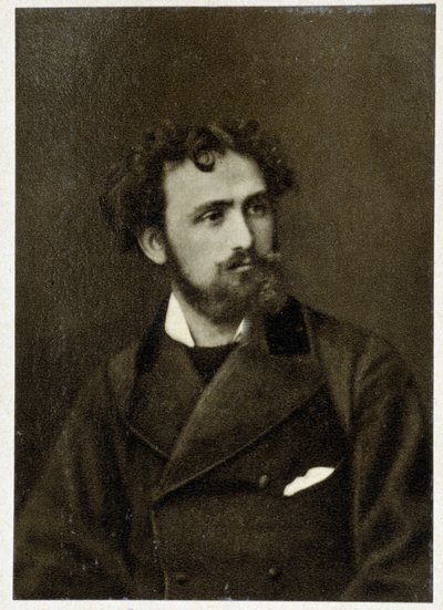 Portrait of Eugène Delacroix (1798 - 1863) in 1854 by Unknown photographer
