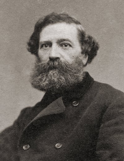 Portrait of Felix Pyat (1810-1889) French writer, journalist and politician by Unknown photographer