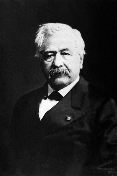 Portrait of Ferdinand de Lesseps (1805-1894), French Diplomat and Entrepreneur by Unknown photographer