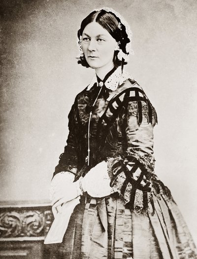 Portrait of Florence Nightingale - Portrait of the British Philanthropist Florence Nightingale by Unknown photographer
