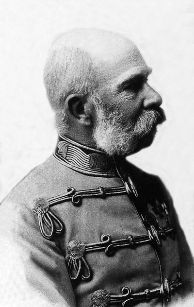 Portrait of Francois-Joseph (Francois Joseph) I of Austria (1830-1916), Emperor of Austria from 1848 to 1916, King of Bohemia and King of Hungary from 1867 to 1916. by Unknown photographer