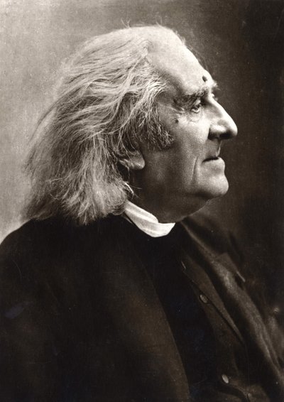 Portrait of Franz Liszt (1811-1886), Hungarian composer and pianist. by Unknown photographer