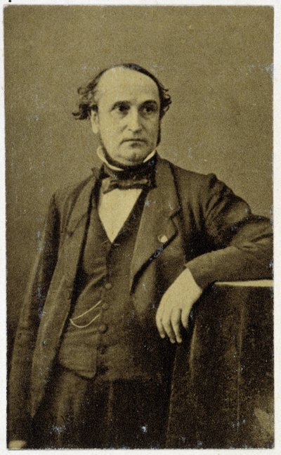 Portrait of Frédéric Sauvage in 1854, French Inventor (1786 - 1857): Designer of a Propeller for Steamboat by Unknown photographer