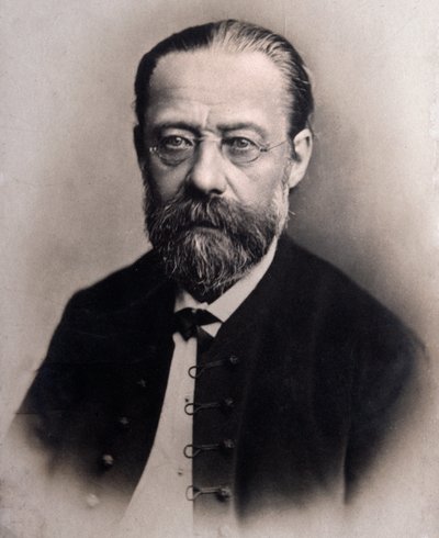 Portrait of Friedrich Smetana (engraving after photo) by Unknown photographer