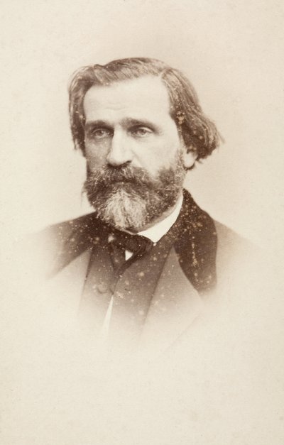 Portrait of Giuseppe Verdi by Unknown photographer
