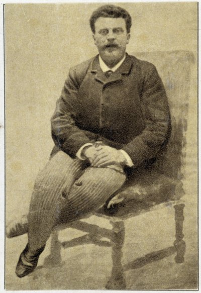 Portrait of Guy de Maupassant in 1890 by Unknown photographer