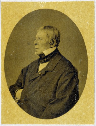 Portrait of Jean Auguste Dominique Ingres (1780 - 1867) in 1841. by Unknown photographer